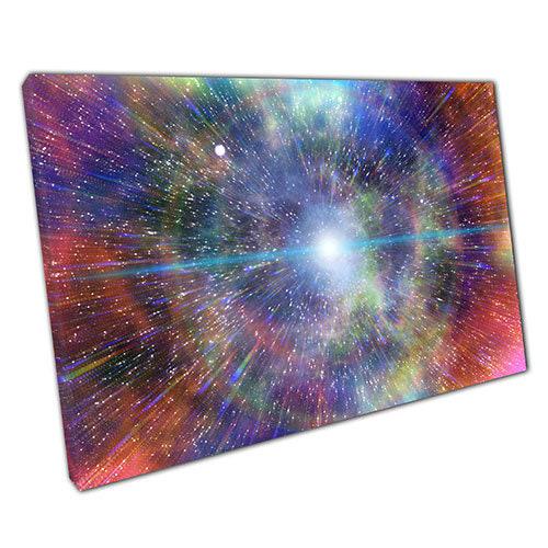 Cosmic Nebula Abstract Canvas Print: Ready-to-Hang Wall Art for Home & Office Decor - Print Store