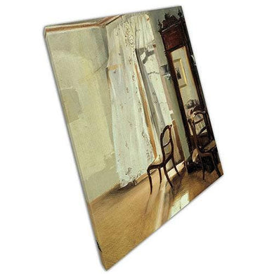 Adolph Menzel Das Balkonzimmer Canvas Print  Elegant Wall Art for Home  Office - Print Store