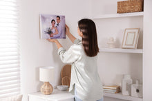 Load image into Gallery viewer, Custom Personalised Photo Canvas Print with Backing Board for extra strength, durability, and long shelf life
